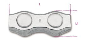 Dvojité spony drátěných lan pozinkováno 8317 DZ10