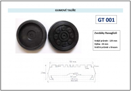 Gumové talíře pro Ravaglioli, Zavagli Santi Eurolift 125mm