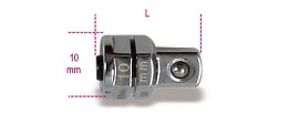 Rychloupínací adaptér, 1/4”, pro řehtačkové klíče 10 mm 123 Q1/4
