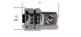 Rychloupínací adaptér, 3/8”, pro řehtačkové klíče 13 mm 123 Q3/8