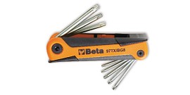 Sada 8 lomených klíčů na šrouby s hlavou Torx 97 TX/BG8