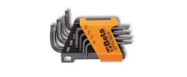 Sada 8 přesazených klíčů pro šrouby s hlavou Torx (položka 97TX) s držákem 97 TX/SC8