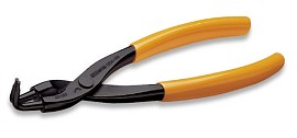Kleště na vnitřní pojistné kroužky, zahnuté provedení, 90°, rukojeti potažené vrstvou PVC 1034 130X13