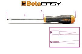 Šroubováky na drážkované šrouby bez hlavy 1204 2,5X60K