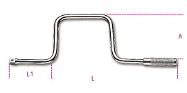 1/2” nástrčkový adaptér s klikou 920 /46