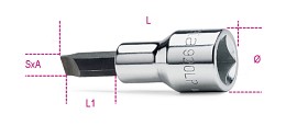 Nástrčkové adaptéry na šrouby s drážkovanou hlavou 920 LP1,2X8