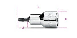 Nástrčkové adaptéry na šrouby s hlavou Tamper Resistant Torx 920 RTX20