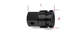 Nástrčkový adaptér, adaptéry s 3/8” vnitřním a 1/2” vnějším závitem 710 /16
