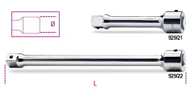Prodlužovací tyče s 1” adaptérem 929 /21