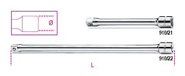 Prodlužovací tyče s 3/8” adaptérem 910 /22