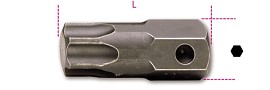 Rázové bity pro šrouby s hlavou Torx, adaptér 22 mm 727 /ES22-TX100