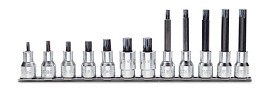 Sada 12 nástrčkových adaptérů s profilem XZN (položka 920XZN) na držáku 920 XZN/SB12