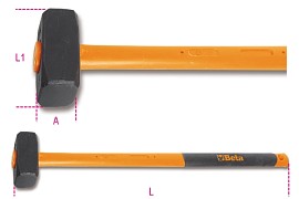 Přitloukací kladiva, fíbrové násady 1381T 5000