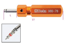 Šroubovák na ventily pneumatik 986 78