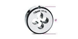 Kulaté závitnice, válcový závit GAS (BSP) vyrobeno z chromové oceli 440 ASG1/8