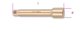Nejiskřící 1/2” kolotavé prodlužovací tyče 921 BA/21