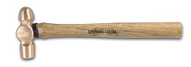 Nejiskřící kladiva s kulovým nosem, kulaté hlavy, pro zpracovatele mědi a klempíře 1377 BA340
