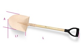 Nejiskřící lopata 1703 BA/PL