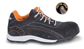 Bota z perforovaného veluru s pryžovou podešví a měkkou PU obrubou 7347RP 38