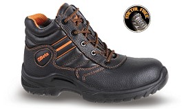 Kotníková bota z přírodní kůže, vodotěsná 7201BKK 43