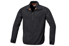 Mikroflísový svetr, s krátkými rukávy 7635N /XXXL