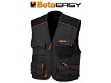 Pracovní bunda bez rukávů, styl s více kapsami, v celtovině T/C, 260 g/m2, vložky Oxford, šedé 7907 E/XL