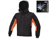 Softshellová blůza s odnímatelnou kapucí a rukávy 7683 /XXXL