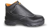 Šněrovací bota z přírodní kůže, styl welder, vodotěsná, se systémem rychlého otevírání a pryžovou podešví 7310BKK 45