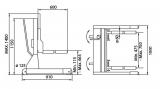 Hydraulický transportní a montážní zvedák pro kola Compac WD 800