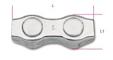 Dvojité spony drátěných lan pozinkováno 8317 DZ5