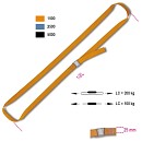 Popruhy s přezkou, LC 200 kg, pás z vysoce kvalitního polypropylenu (PP) 8188 F25-MT1,5