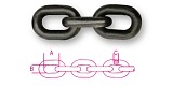 Zvedací řetězy, legovaná ocel, GRADE 8 jednobarevné 8100 1120