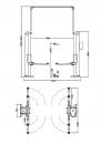 100% ITALY - ZAVAGLI SANTI Z52/3S - elektro-mechanický zvedák 3,5t