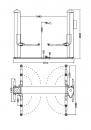 100% ITALY - ZAVAGLI SANTI Z51/3S - elktro mechanický zvedák 3,5t