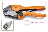 Robustní lemovací kleště na BNC koaxiální kabely RG 58, RG 59, RG 62, RG 71 1607
