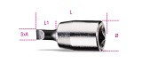 Nástrčkové adaptéry na šrouby s drážkovanou hlavou 900 LP1,2X6,5