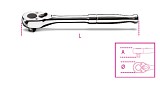 Obousměrná ráčna s 1/4” adaptérem s kovovou rukojetí 900 M/55