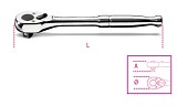 Obousměrná ráčna s 3/8” adaptérem s kovovou rukojetí 910 M/55