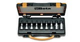 Sada 9 nástrčkových adaptérů pro šrouby s hlavou Torx (položka 920TX) v pouzdře 920 TX/C9