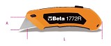 Univerzální nůž se zásuvnou lichoběžníkovou čepelí, dodáván s 5 čepelemi 1772 R