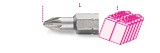 Bity na šrouby s křížovou hlavou Pozidriv-Supadriv 861 PZ/C2