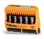 Sada 10 bitů s magnetickým držákem bitů v plastovém pouzdře 860 TX/A10